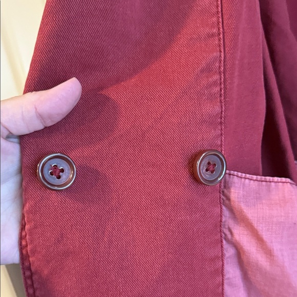 Lane Bryant Women's Red Denim Trench Coat - Picture 10 of 15